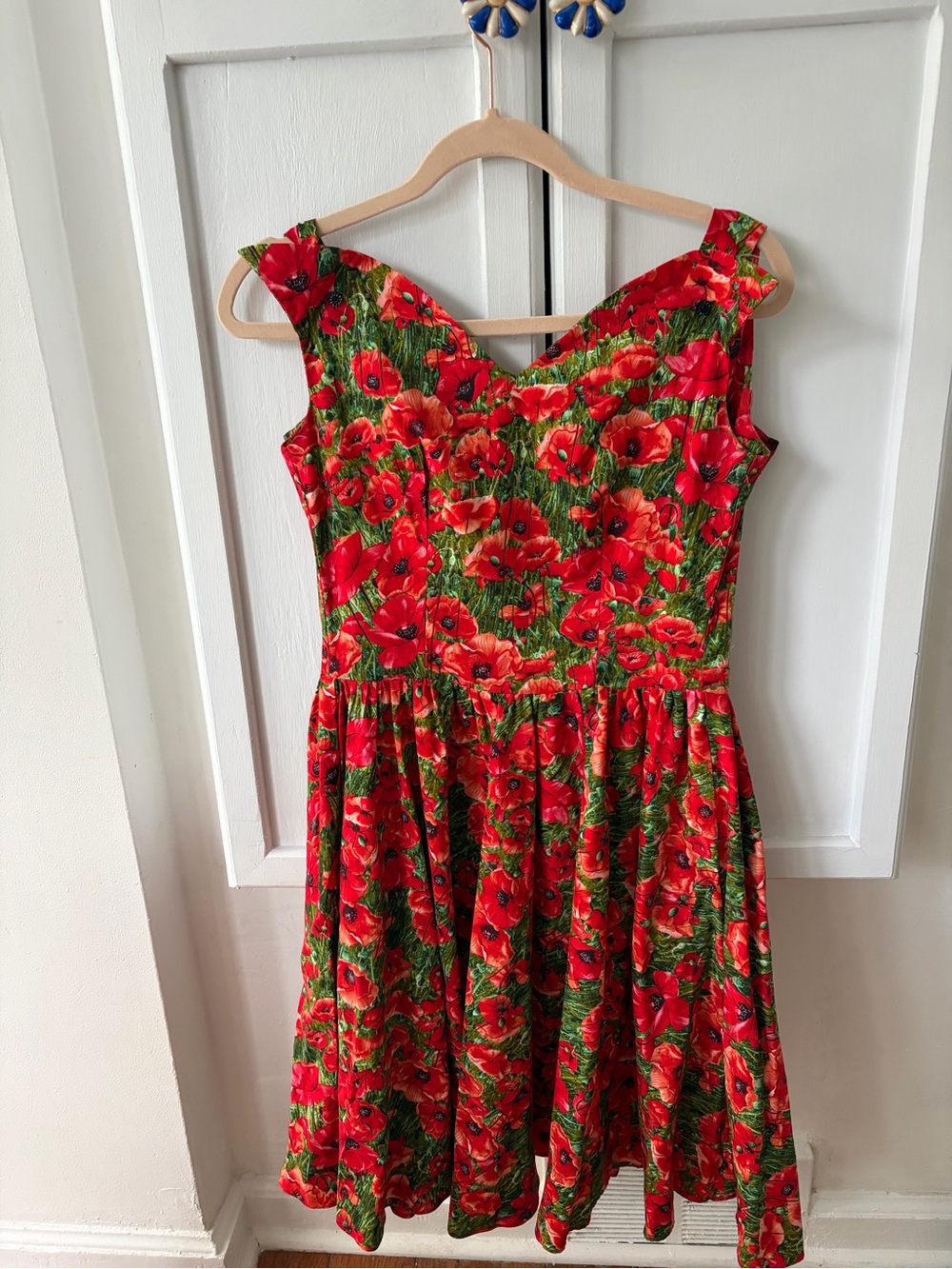 Bernie Dexter Red Poppies Dress